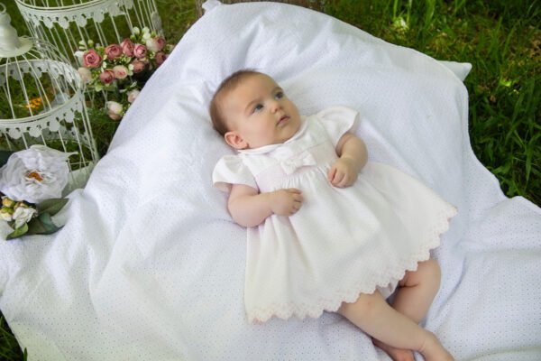 Newborn Dress With Panties Rosa Bebe