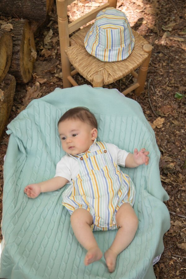 Newborn Overall Verde Agua