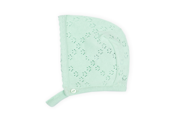 Newborn Bonnet Verde Agua