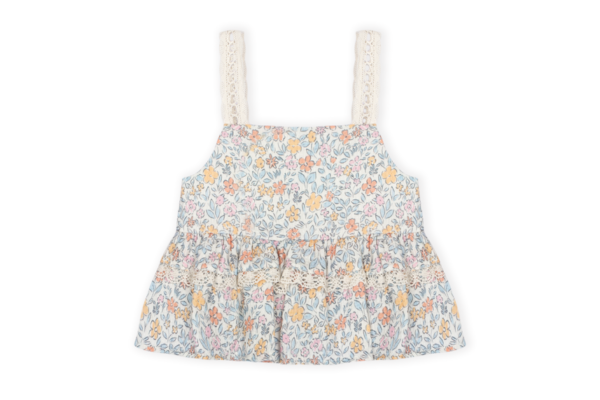 Baby Girl Top Salmao
