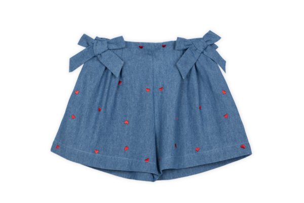 Girl Short Indigo